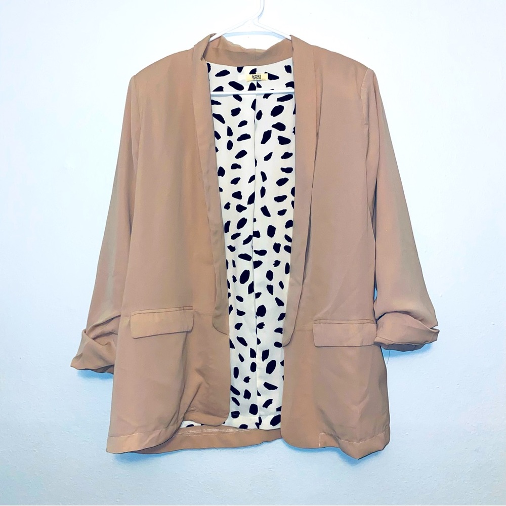 Tan Dressy Blazer